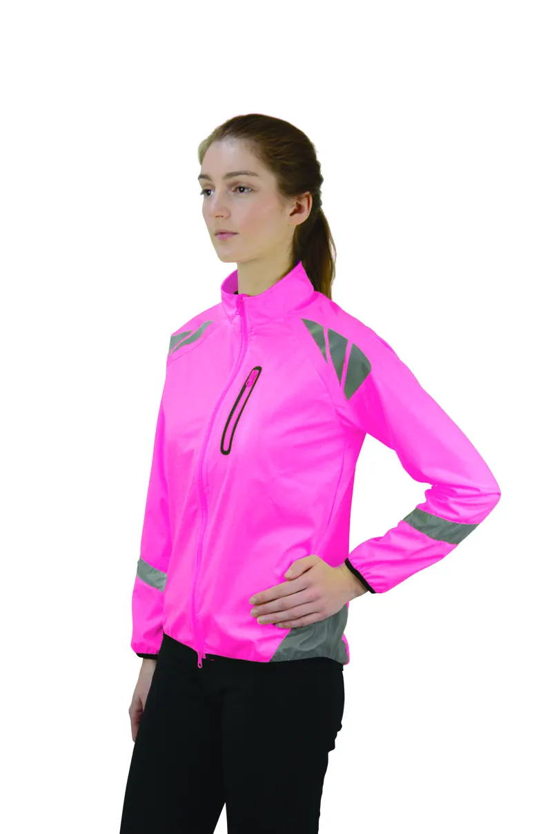 Hy Equestrian Reflector Jacket - Pink